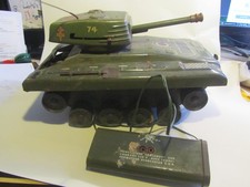 Grand Char Puma en tôle tin tank 35 cm - CHR  - 1950/60's - Etat Moyen