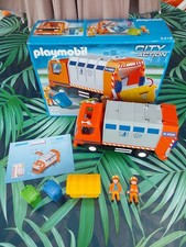 Playmobil 4418 - Camion de recyclage ordures - 100% complet avec boîte et notice