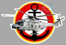 STICKER COCARDE HELICOPTERE NH90 CAIMAN MARINE AERONAVALE FLOTTILLE CE034