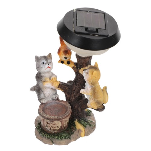 Lampe statue chat - statue,