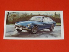 JOHN PLAYER GRANDEE CARD 1981 AUTOMOBILE FAMOUS MG #27 MGB GT 1965-1980