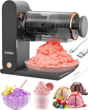 Broyeur Glace Electrique Lames Acier Inoxydable Machine Granita Cocktails Sorbet
