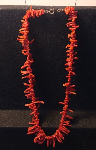 Collier corail années - en,