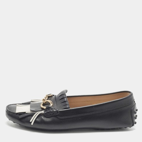 Mocassins franges cuir - en,