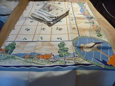 Nappe Hansi Alsace + 8 Serviettes A OURLER