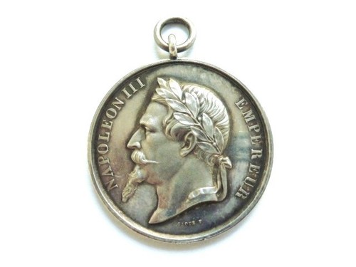 Médaille argent napoléon iii - napoléon,