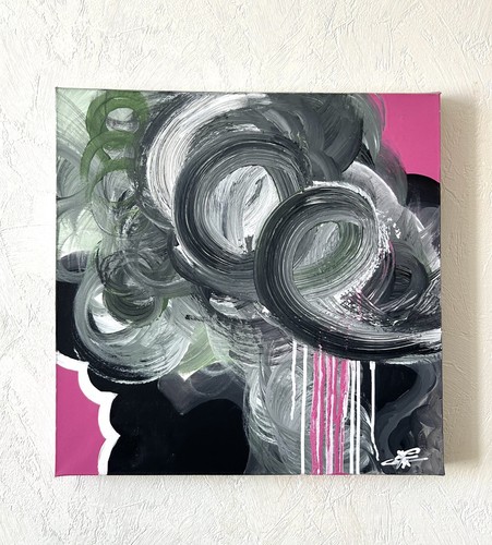 Tableau abstrait moderne - abstrait, 50x50