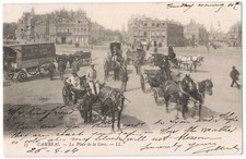 FR59 CAMBRAI Place Gare animme attelage cantiniere chicoree