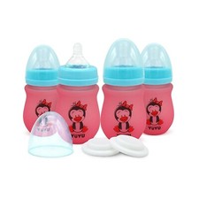 Glass Baby Bottle set, Wide