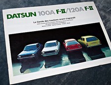 dépliant publicitaire catalogue Datsun 100A F-II / 120A F-II