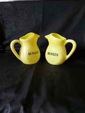 2 pichets BERGER 1960 anis anisette pastis Ricard Pernod Casanis bistro !