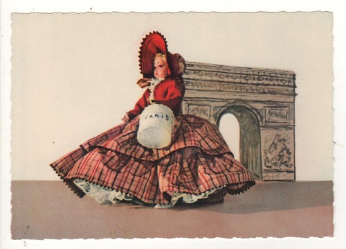 Jolie carte postale poupée - postale,