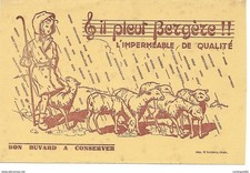 buvard IMPERMEABLE DE QUALITE