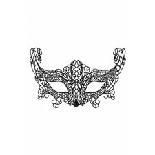 Masque Loup dentelle guipure