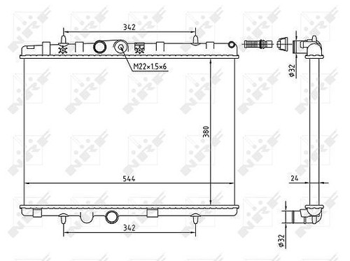 Nrf radiateur refroidissement - nrf, radiateur,