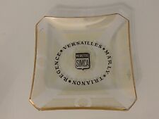 Automobilia Automobile cendrier Verre Simca Versailles Marly Regence Trianon