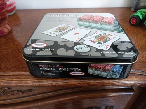 Boite jetons poker tapis - tapis, +