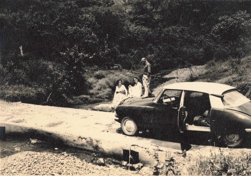 Ancienne photographie noire - noire, &