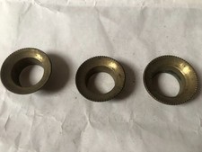 3 bobèche en bronze époque restauration pour bougeoir/chandelier/candélabre