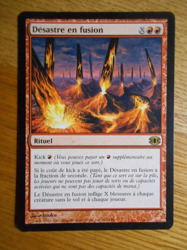 Carte magic mtg désastre - mtg,