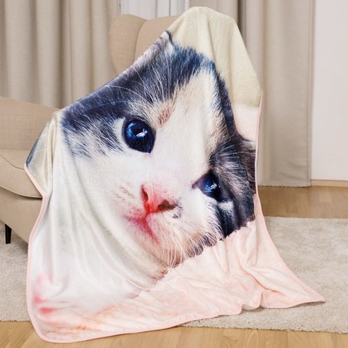 Chat petit couverture plaid - chat,