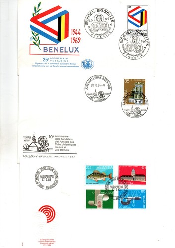 Lot enveloppes 1er jour - enveloppes,