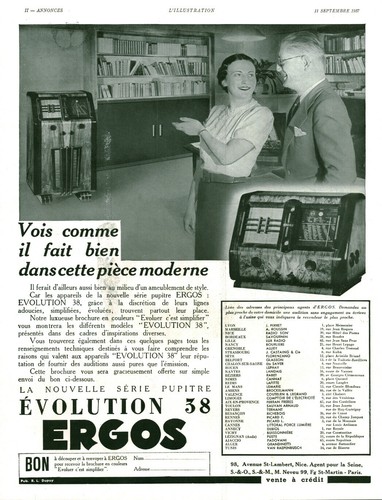 Publicité ancienne meuble