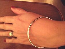 bracelet jonc massif or jaune