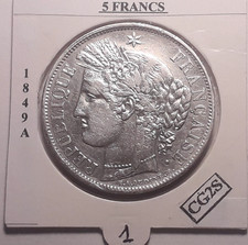 5 Francs Cérès 1849 A -1