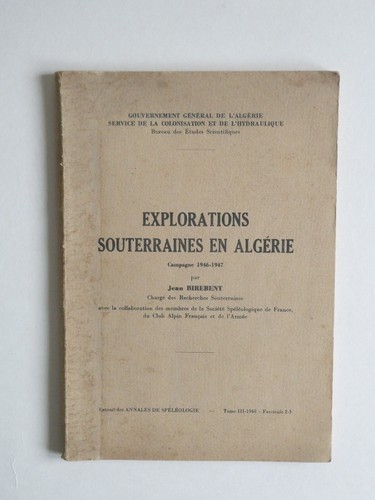 Spéléologie birebent - spéléologie, j.g.