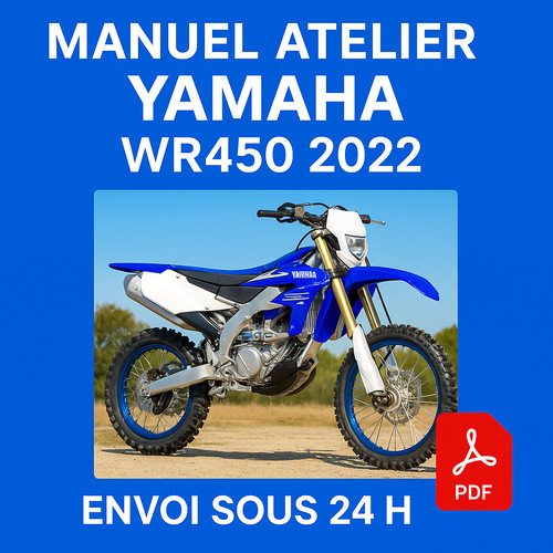 Manuel atelier yamaha - wrf, 450