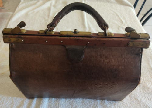 Ancien sac sacoche medecin - sac, sacoche/