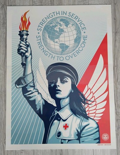 Shepard fairey angel of - angel,
