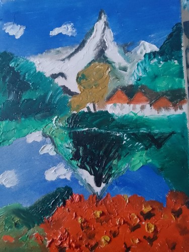 Tableau peinture huile - peinture, au