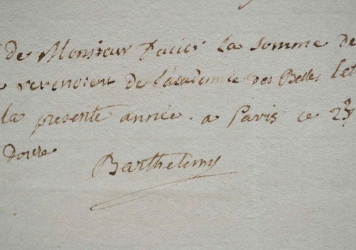 Abbé barthélemy reçoit - l'abbé,