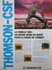 5/1987 PUB THOMSON-CSF TELECOMMUNICATION RADIO TRC 920 TRC 950 TRC 930 FRENCH AD