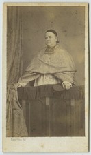 CDV 1860-70 Bouasse-Lebel à Paris. Le cardinal Louis Édouard Pie. Ultramontain.