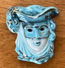 Fève Carnaval Masque Bleu