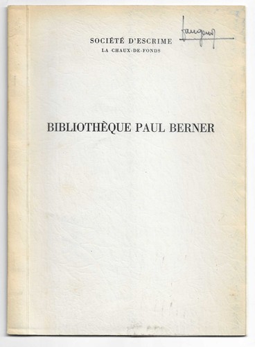 Bibliothèque paul berner - paul,