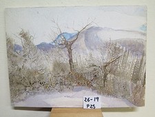Tableau Vintage Paysage Hiver