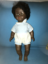 Vds vintage ancien poupée poupon noir UNICA Belgium 40 cm Belgique