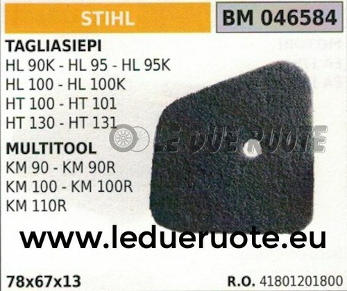 41801201800 éponge filtre air - Éponge,