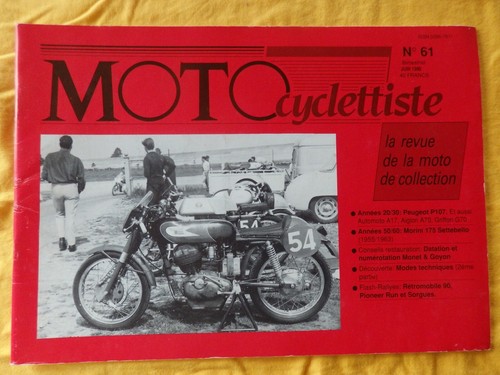 Revue moto motocyclettiste - revue,