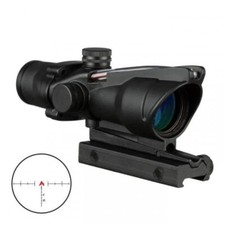 Viseur point rouge Red Dot ACOG 4x32 avec Fibre optique rouge en forme de chevro