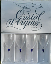 Cristal d'arques 4 verres a
