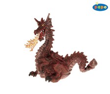 Papo 39016 Dragon Cracheur De Feu Rouge 12 Cm Contes Et Légendes