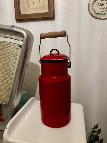 Pot lait métal - en,