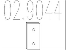 BUTéE éLASTIQUE (SILENCIEUX) CITROËN 2 CV 4,6,AMI 10 SUPER,8,AMI BREAK 8