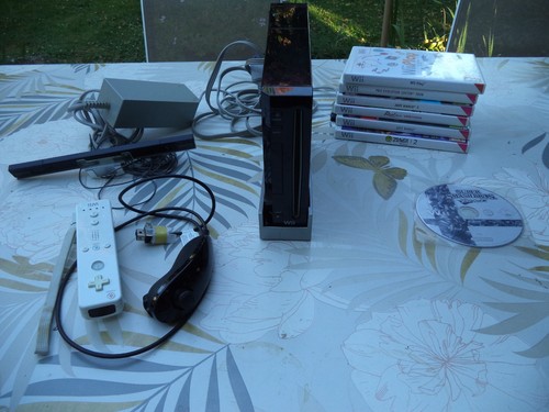 Console nintendo wii noire - console, +