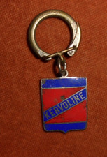 Porte-clés ancien émaux Bleu